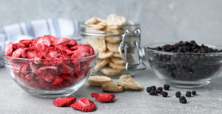동결건조 과일을 수분 공급할 수 있나요?
