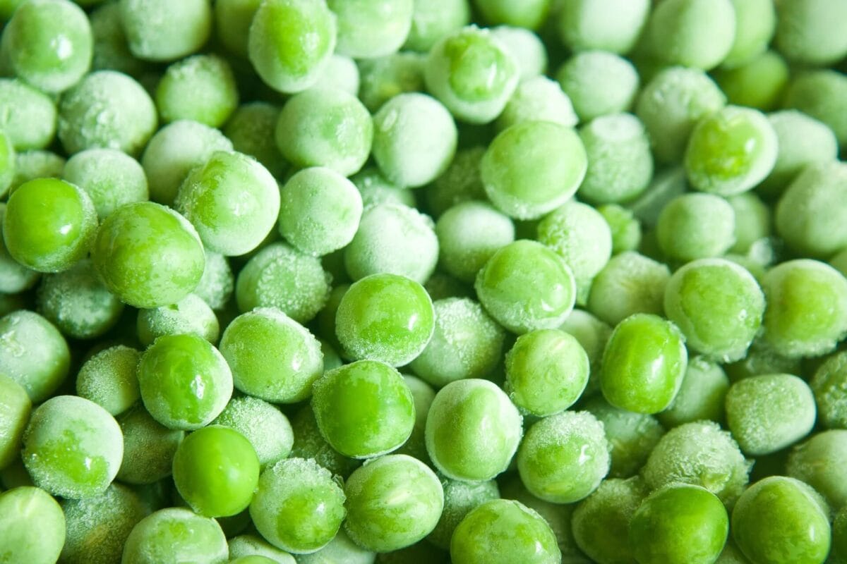 iqf peas vegetables